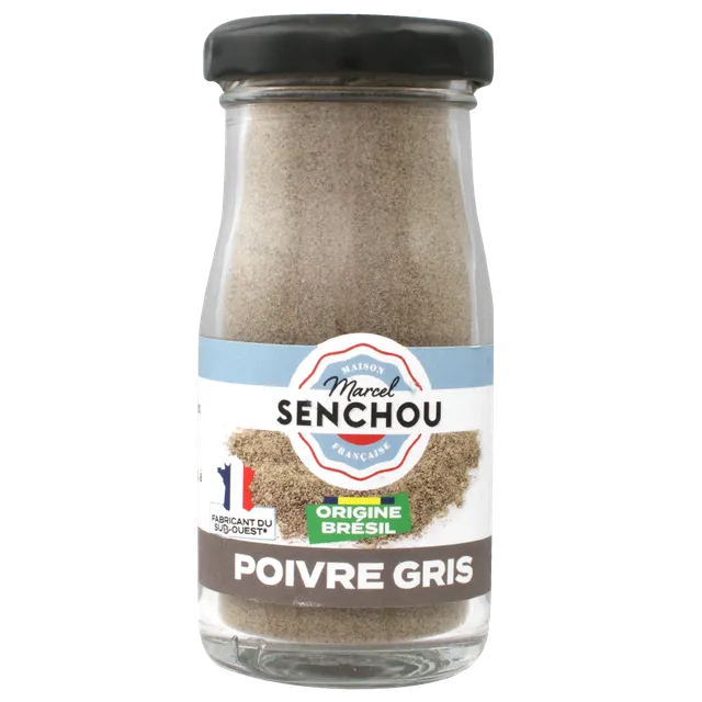 senchou-sels-poivres-poivre-gris-br-sil-moulu-45g image 1
