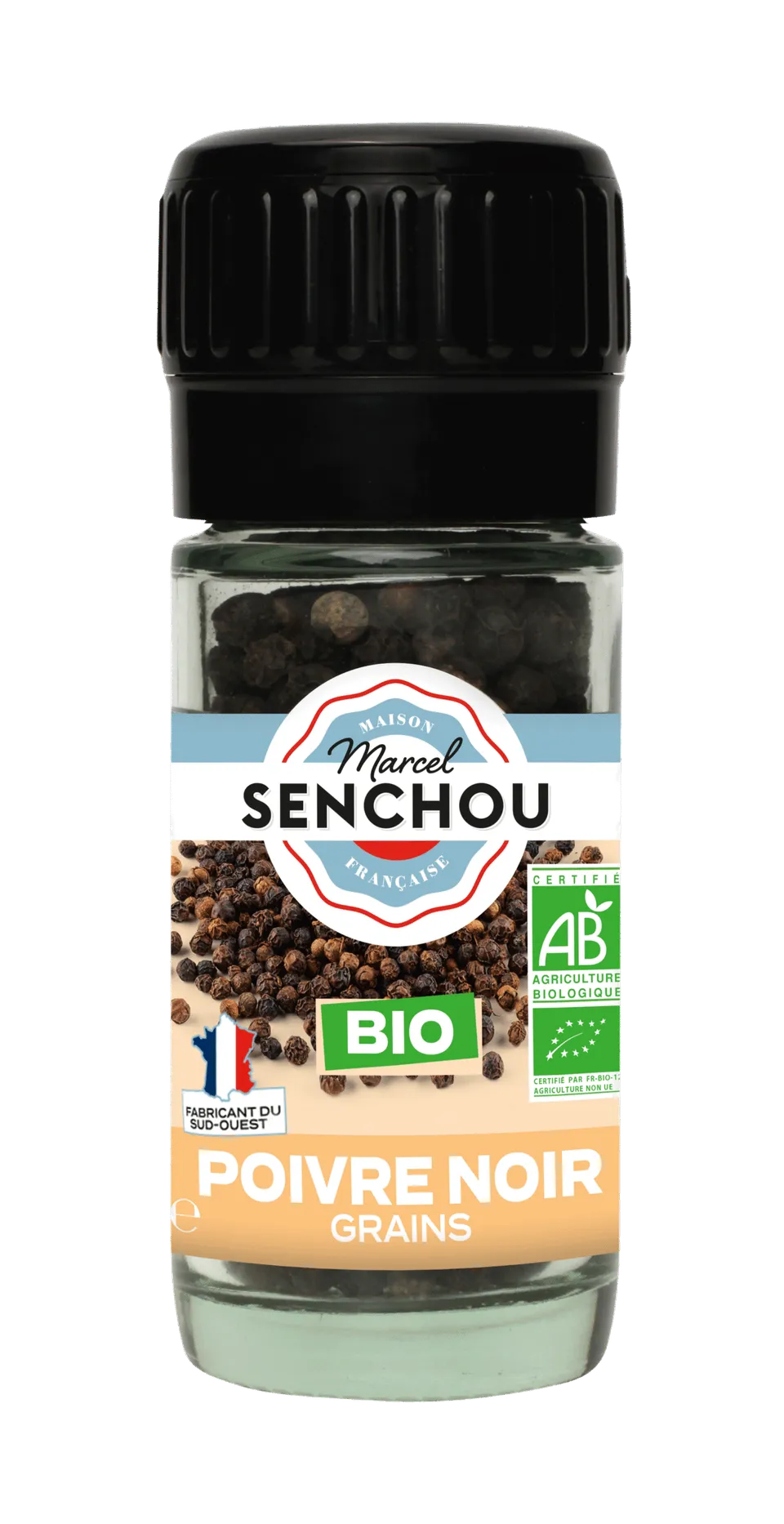 senchou-pices-bio-poivre-noir-grains-bio-35g image 1