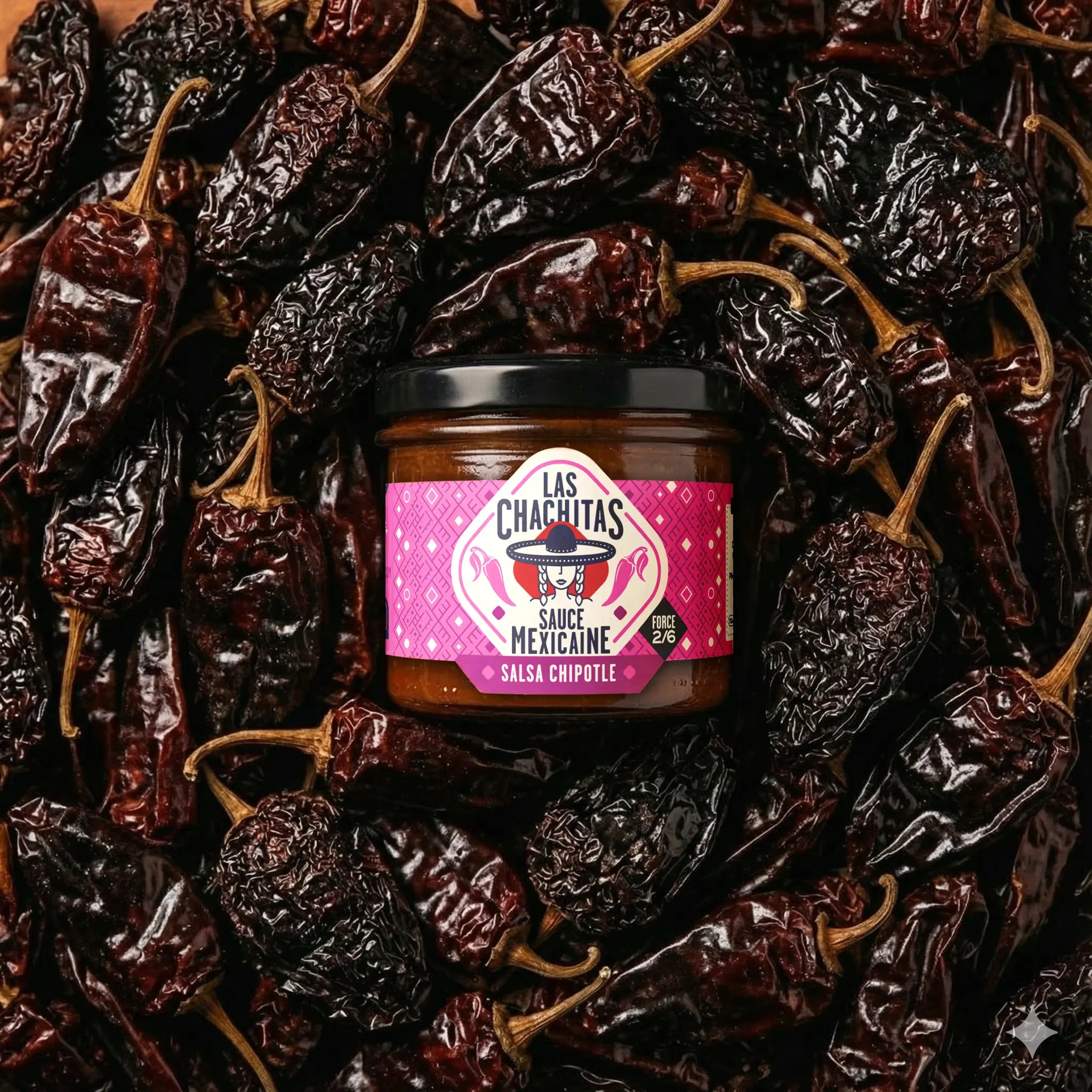 las-chachitas-chipotle-sauce-piquante-fum-e-miel-100gr image 1