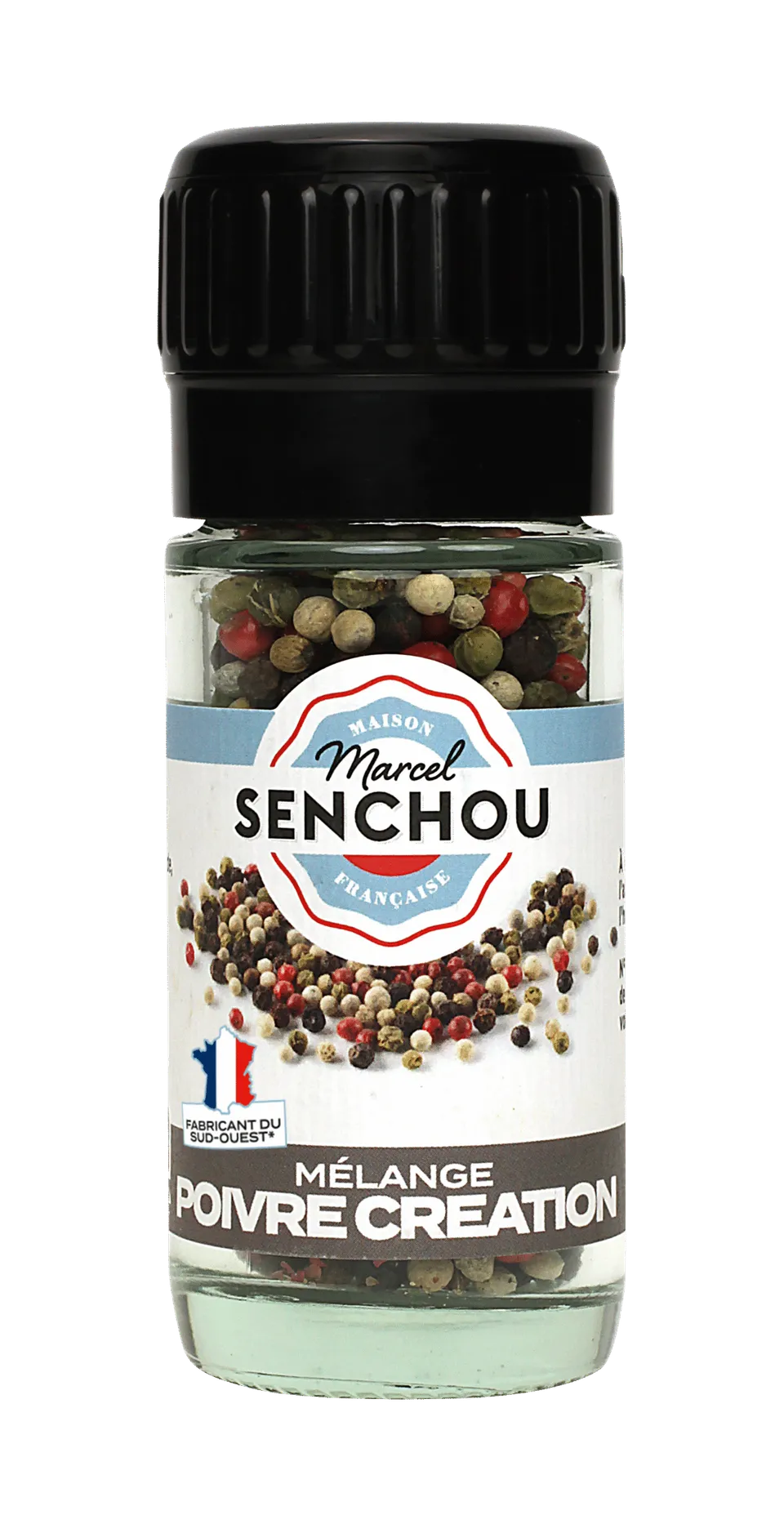 senchou-sels-poivres-pepper-creation-mix-poivre-4-baies-moulin-34g image 1