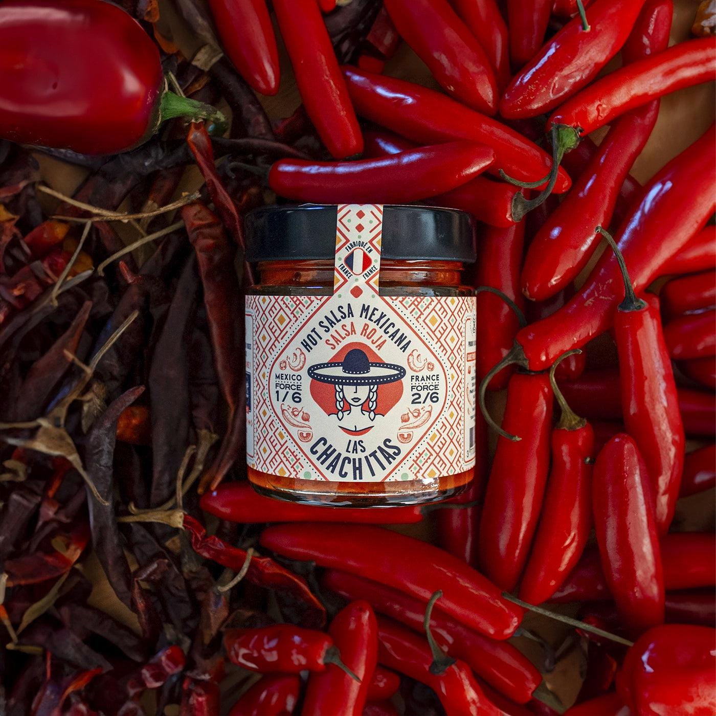 las-chachitas-roja-sauce-piquante-tomate-serrano-100gr image 2