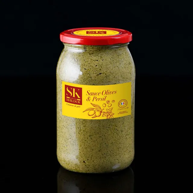 shlouk-sauces-artisanales-sauce-olives-persil image 1