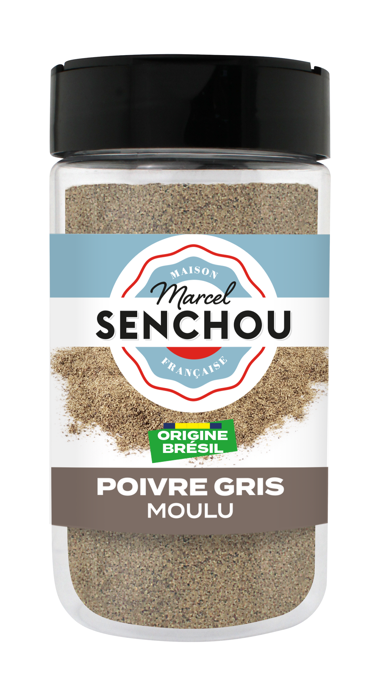senchou-les-grands-marcel-brazil-poivre-gris-moulu-140g image 1