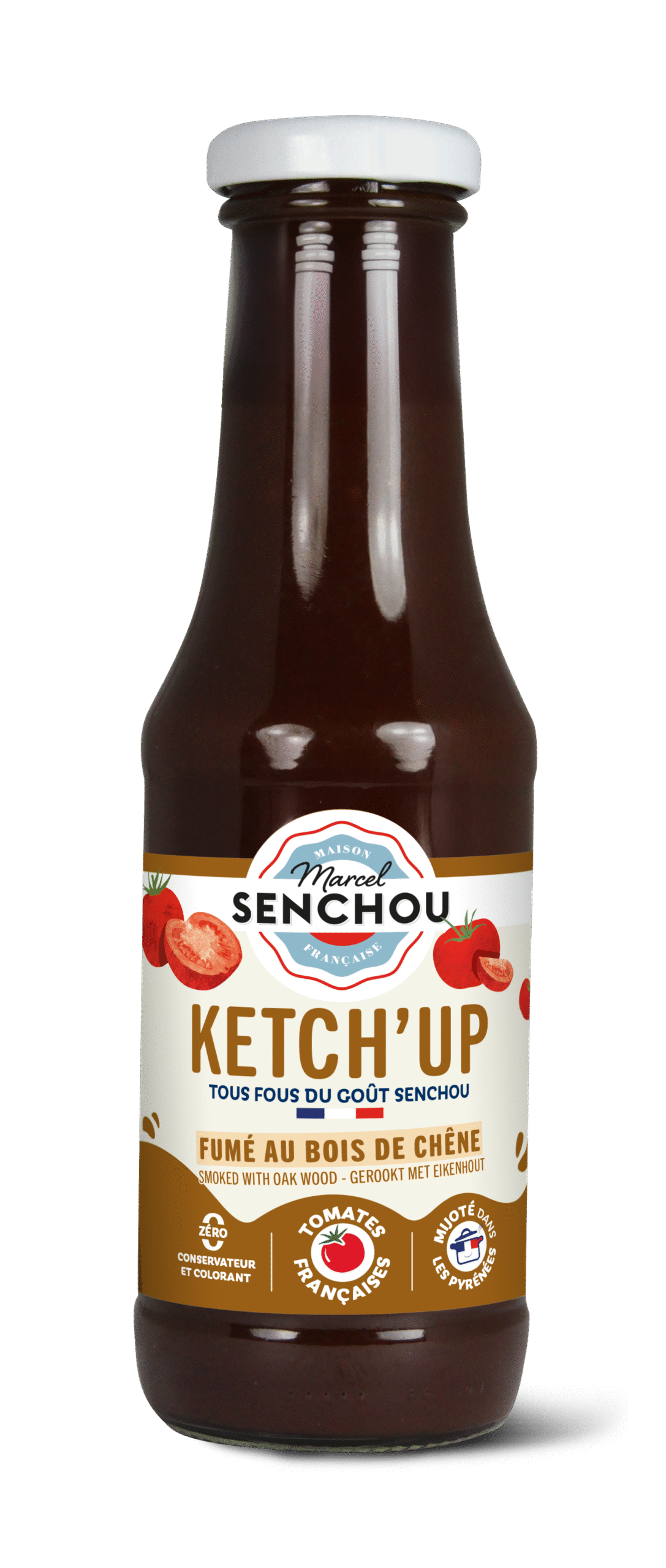 senchou-les-iconiques-pur-ketch-up-tomate-fum-e-ketchup-ch-ne image 1