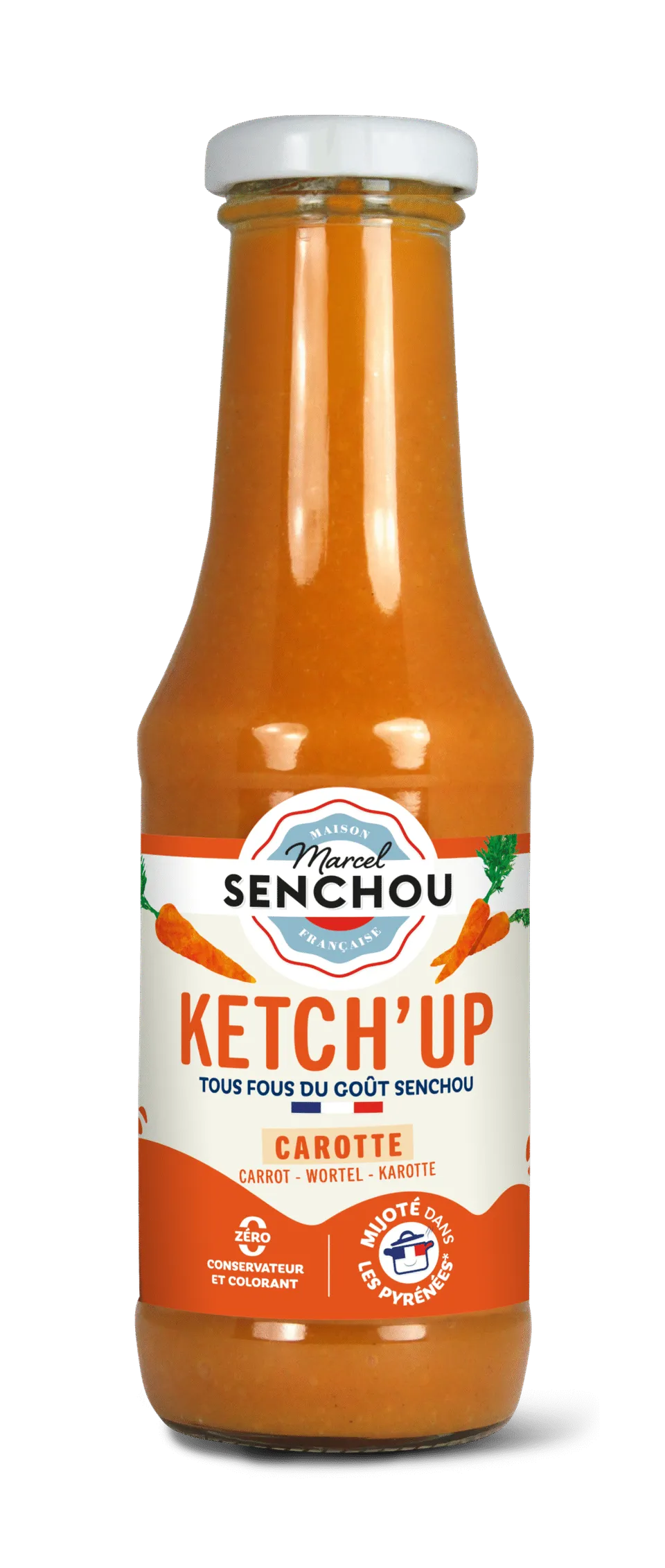 senchou-les-plus-fous-pur-ketch-up-carotte-ketchup-orange image 1