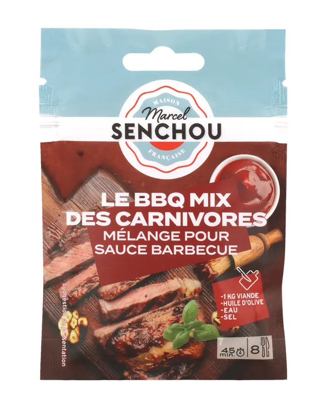 senchou-sachets-bbq-mix-carnivores-15g-marinade-viande image 1