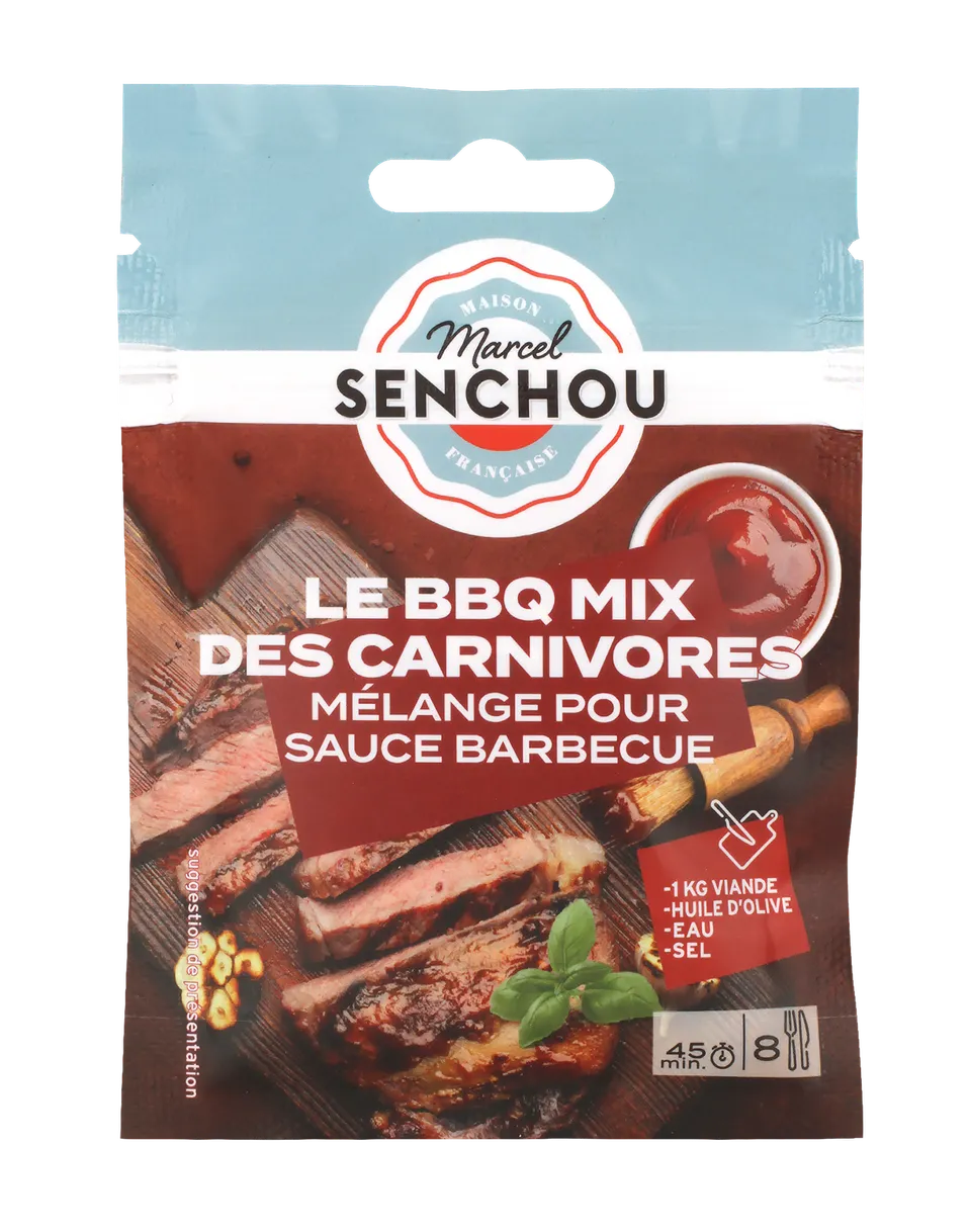 senchou-sachets-bbq-mix-carnivores-15g-marinade-viande image 1