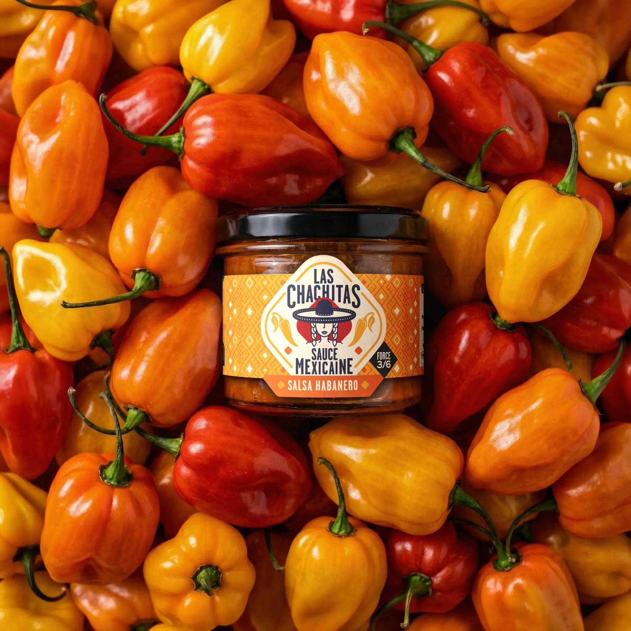 las-chachitas-habanero-sauce-piquante-fruit-e-100gr image 1