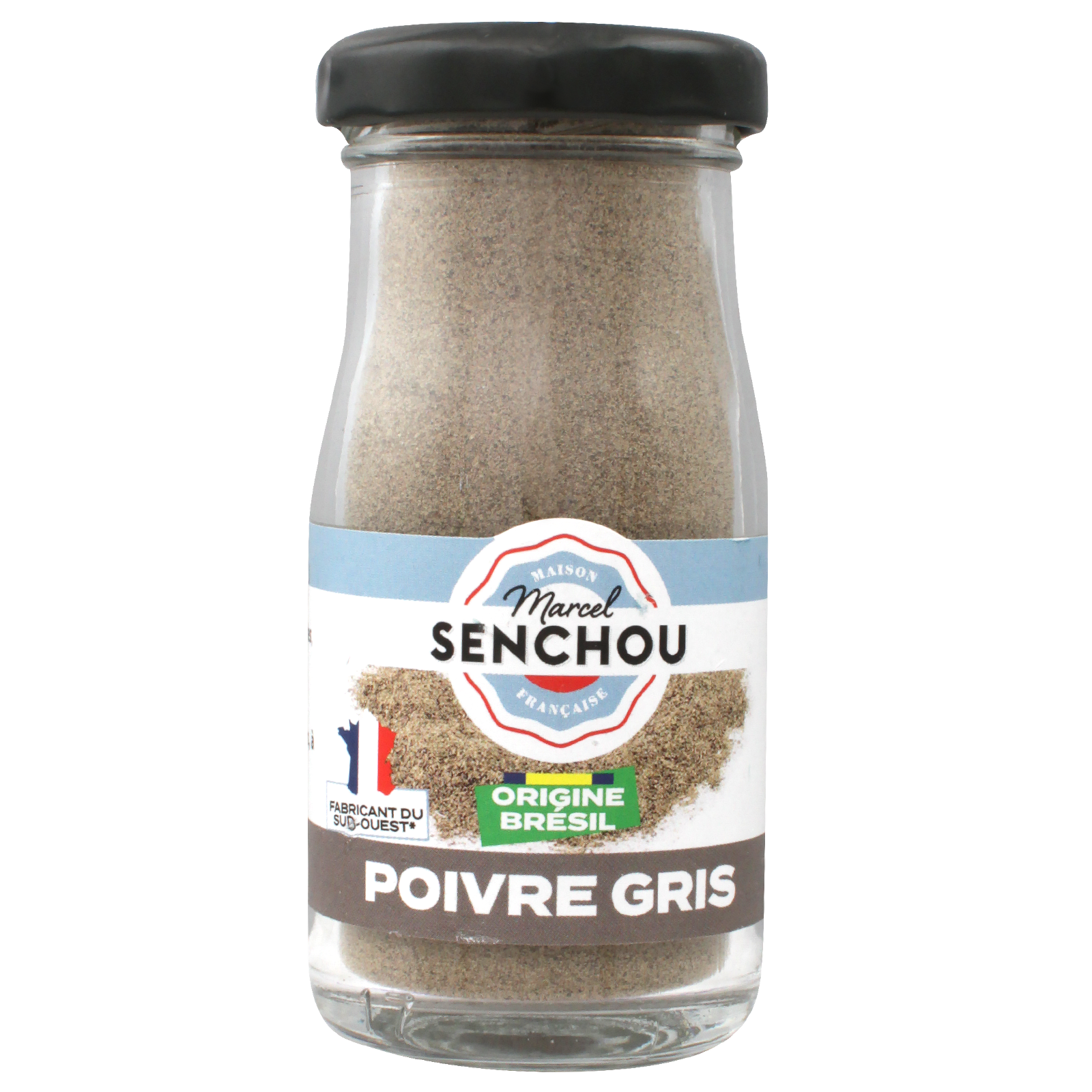 senchou-sels-poivres-poivre-gris-br-sil-moulu-45g image 1