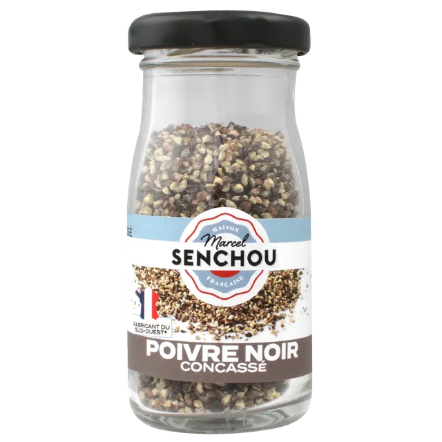 senchou-sels-poivres-poivre-noir-concass-40g-moulin image 1