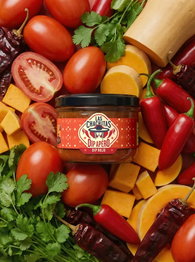 las-chachitas-dip-ap-ro-rojo-tomate-guajillo-200-g image 1