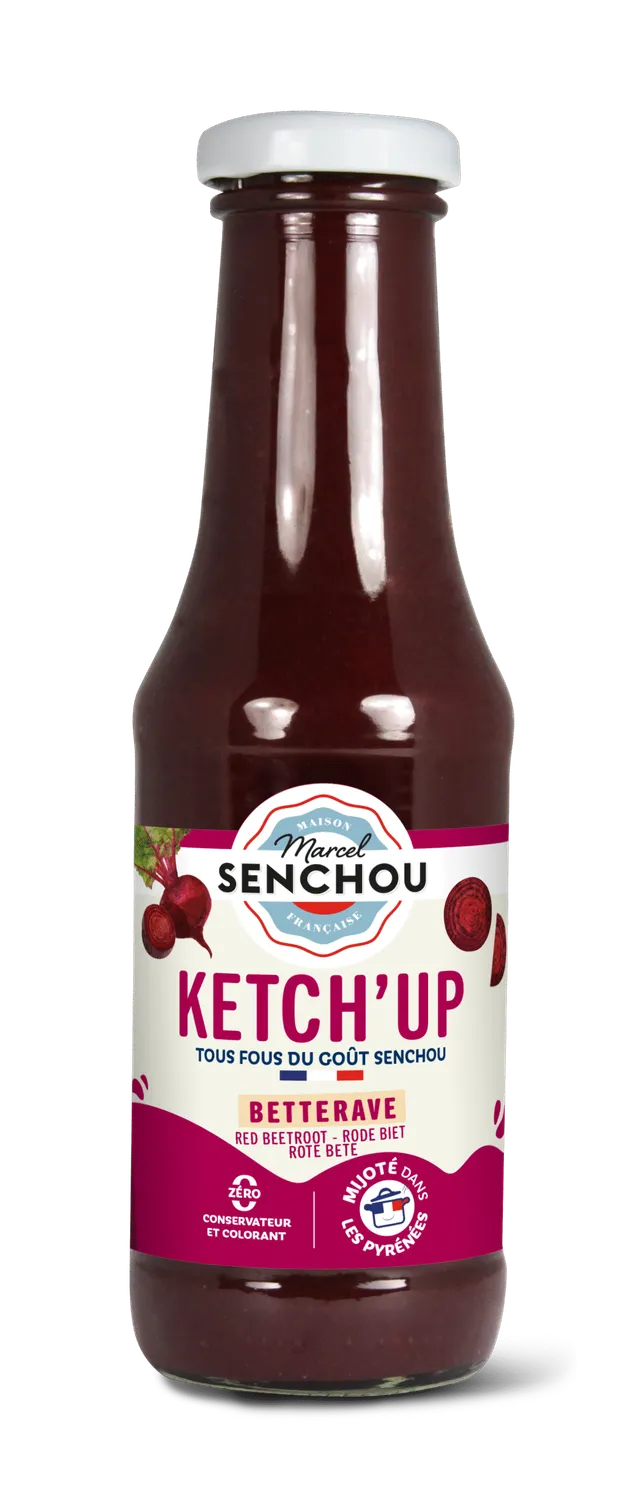 senchou-les-plus-fous-pur-ketch-up-betterave-ketchup-violet image 1