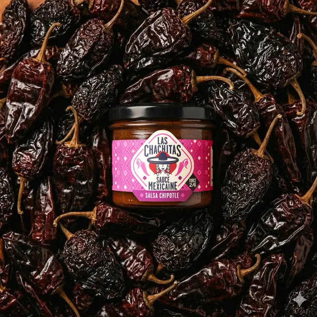las-chachitas-chipotle-sauce-piquante-fum-e-miel-100gr image 1