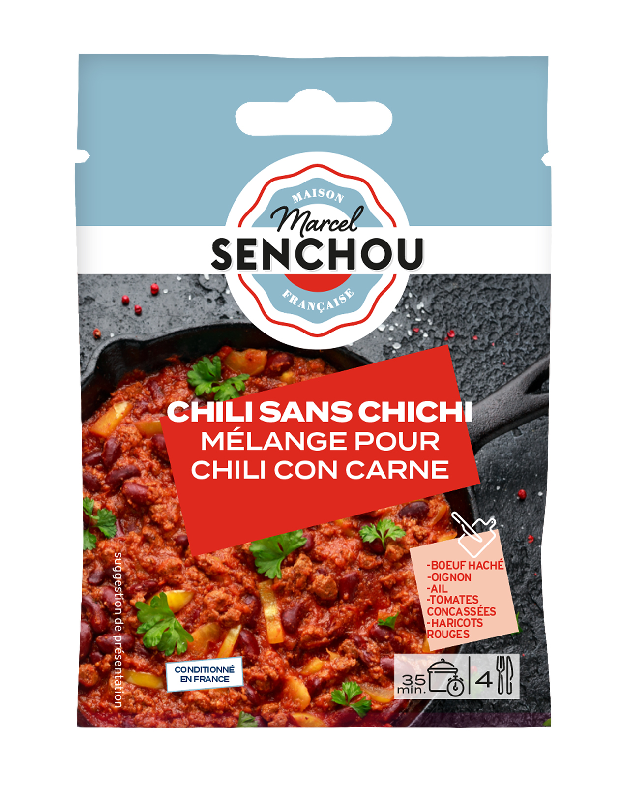 senchou-sachets-twists-le-chili-sans-chichi-m-lange-chili-con-carne-pic image 1