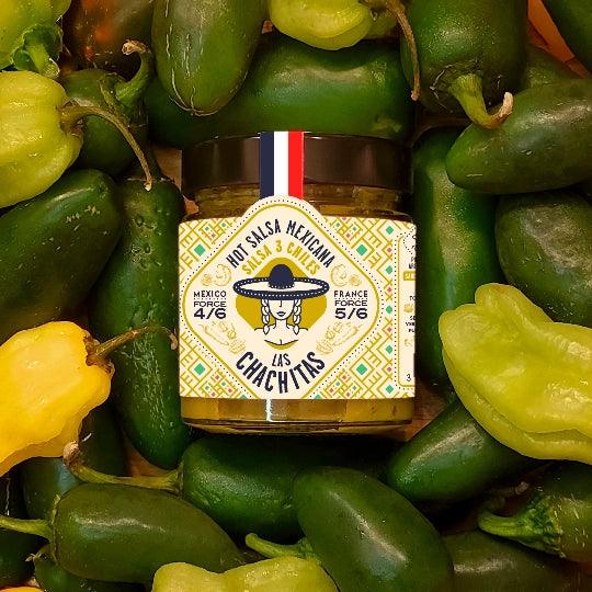 las-chachitas-salsa-3-chiles-sauce-verte-piquante-100-g image 2