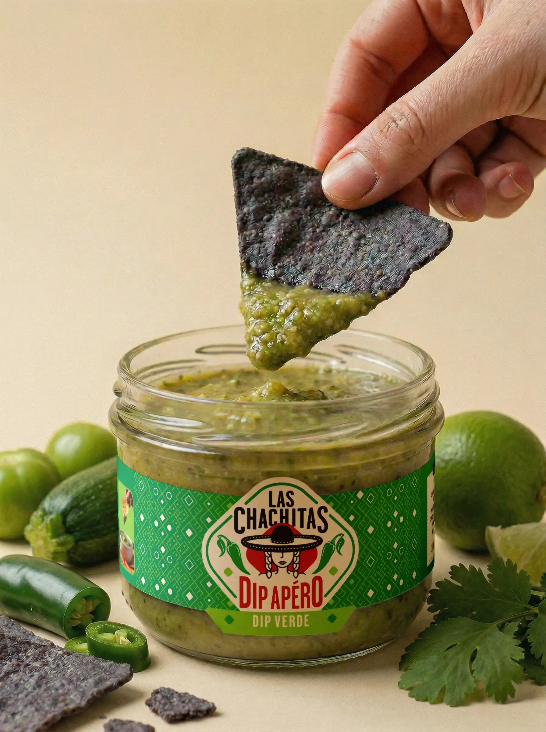 las-chachitas-dip-ap-ro-verde-tomatillo-200-g image 2