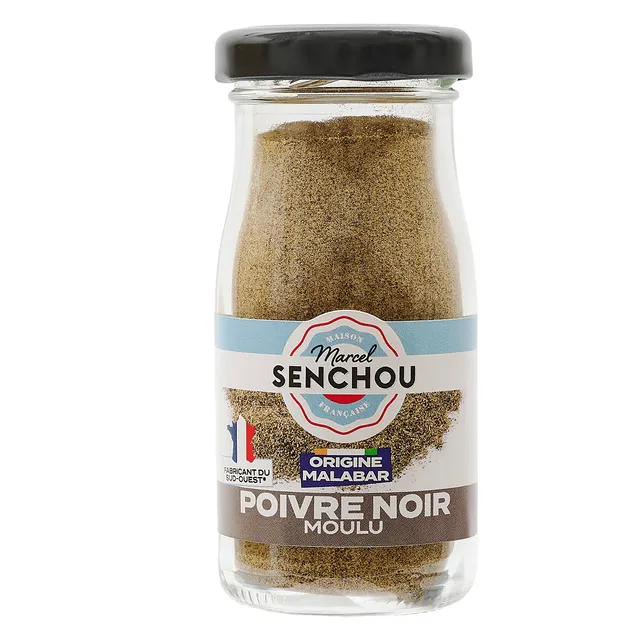 senchou-sels-poivres-poivre-noir-malabar-moulu-50g image 1