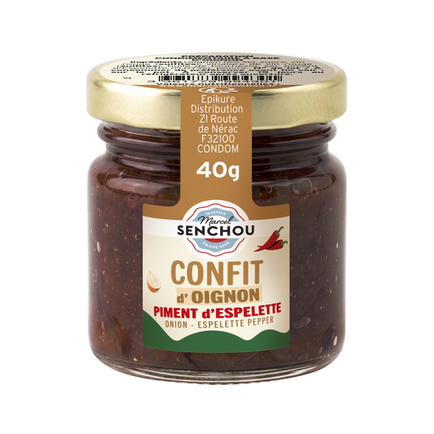 senchou-petits-formats-confit-oignon-espelette-40g image 1