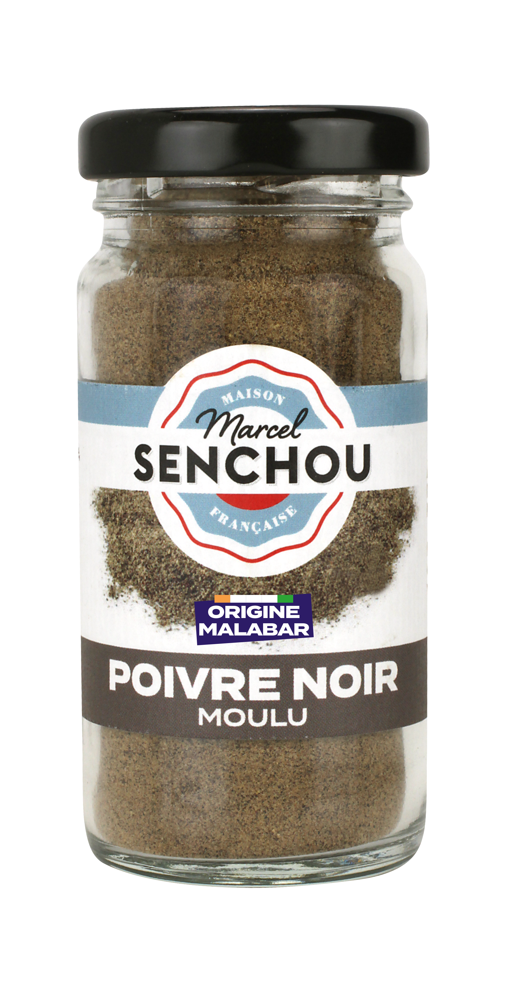 senchou-sels-poivres-malabar-poivre-noir-moulu-50g image 1